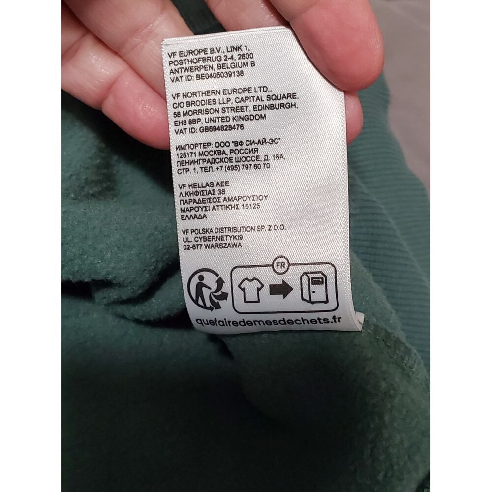 The North Face Pullover Hoodie Women S Green Logo Outdoor Casual Sweatshirt - Picture 7 of 11